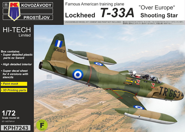 Lockheed T-33A Shooting Star 'Over Europe' KPH7243