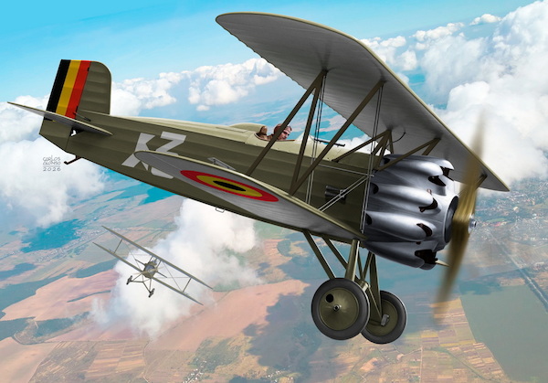 Avia BH-33E over Europe (Belgium, Spain, Czechoslovakia)' KPM72533