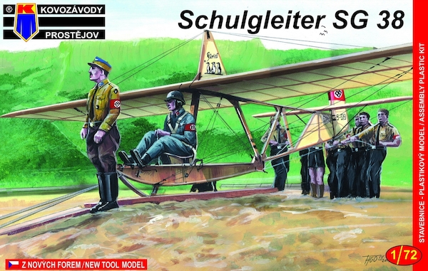 Schulgleiter SG38 (Germany WWII, post-war, East Germany)  2 kits included  KPM7224