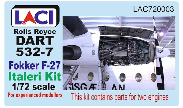 Rolls Royce Dart 532-7 for Fokker F27 Friendship (Italeri/ESCI)  LAC720003