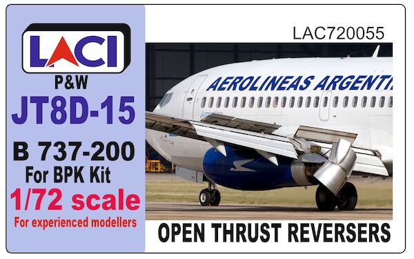 Boeing 737-200 JT8D-15 Open Trust Reversers (BPK) LAC720055