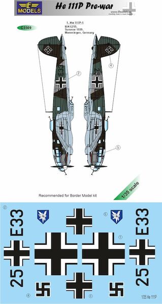 Heinkel He 111P Pre-war c3509