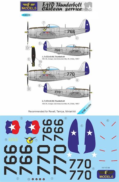 Republic F47D Thunderbolt in Chilean Service c48236