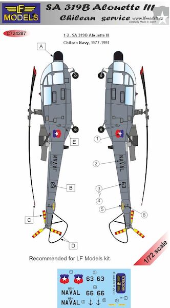 SA 319B Alouette III Chilean service c72287