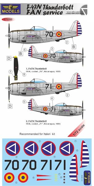 Republic F47N Thunderbolt in FAN Nicaraguan Service c72293