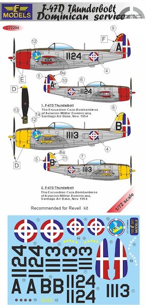 Republic F47D Thunderbolt in Dominican Service c72294