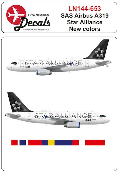 Airbus A319 (SAS new Star Alliance scheme)  LN144-653