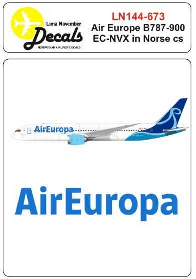 Boeing B787-900 (Air Europe in Norse CS) LN144-673