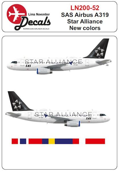 Airbus A319 (SAS new Star Alliance scheme)  LN200-052