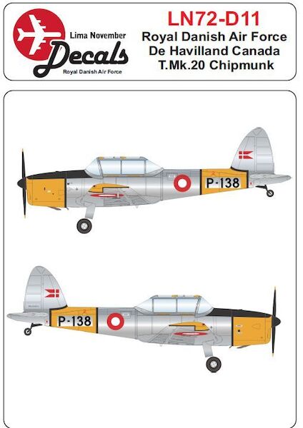 Royal Danish AF DHC-1 Chipmunk  LN72-D11