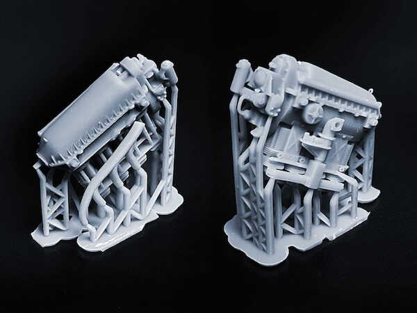 Gipsy Six engine + exhaust pipe 48-A005