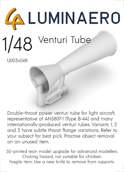 Venturi Tube (6x -  3 different versions)  U003-048