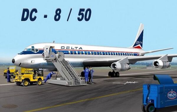 Douglas DC8-50 (Delta Airlines)  GP.110DEL