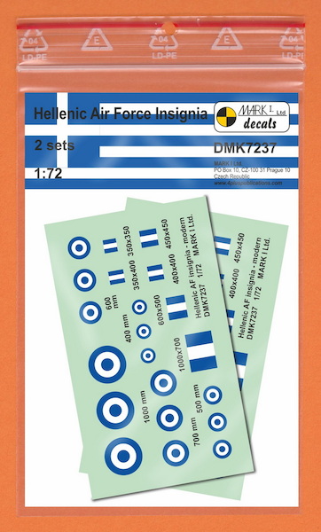 Hellenic AF Insignia, 2 sets DMK7237