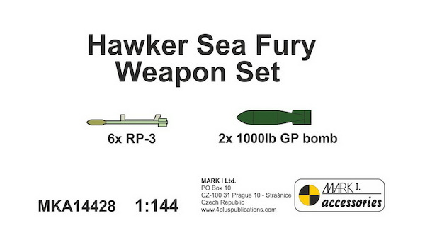 Hawker Sea Fury Weapon Set (Mark1)  MKA14428