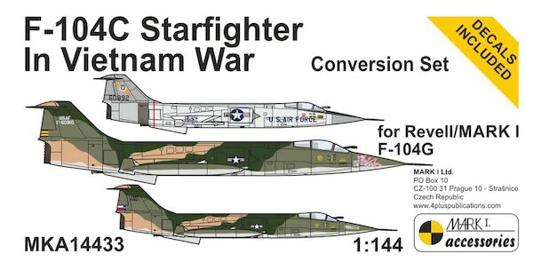 Lockheed F104C Starfighter 'In Vietnam War' Conversion set (Mark1, Revell ) MKA14433