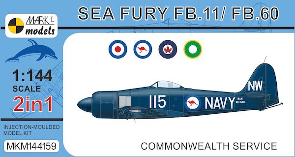 Hawker Sea Fury FB.11 'Commonwealth Service' (2 model included)  MKM144159