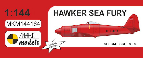 Hawker Sea Fury 'Special Schemes' Incl. MLD 6-38 Aerobats orange nose  (1 model only)  MKM144164