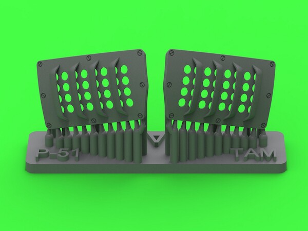 P51 Mustang Carburator Air Filter cover RAF Louvre Type A (Aifix) AM-48-190