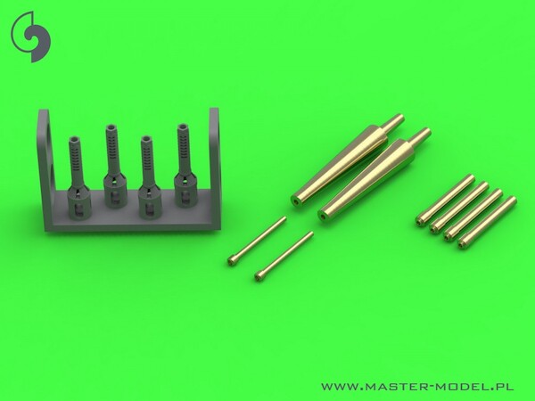 Spitfire MKIIB/MKVb Hispano 20mm cannon in fairing ((Eduard) AM-72-177