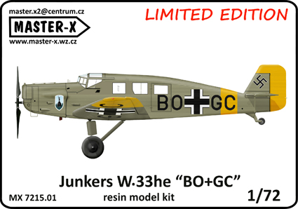 Junkers W.33he (Luftwaffe BO+GC)  MX7215-1