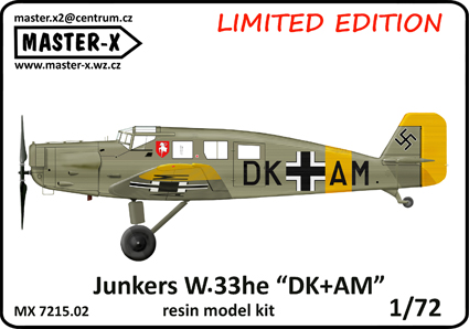 Junkers W.33he (Luftwaffe DK+AM)  MX7215-2
