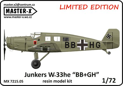 Junkers W.33he (Luftwaffe BB+GH)  MX7215-5