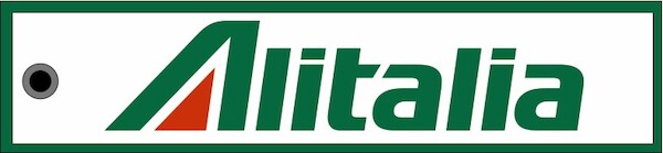 Keyholder with ALITALIA on both sides KEY-ALITALIA