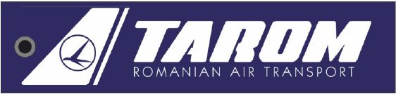 Keyholder with TAROM Romanian Air Transport on both sides KEY-TAROM
