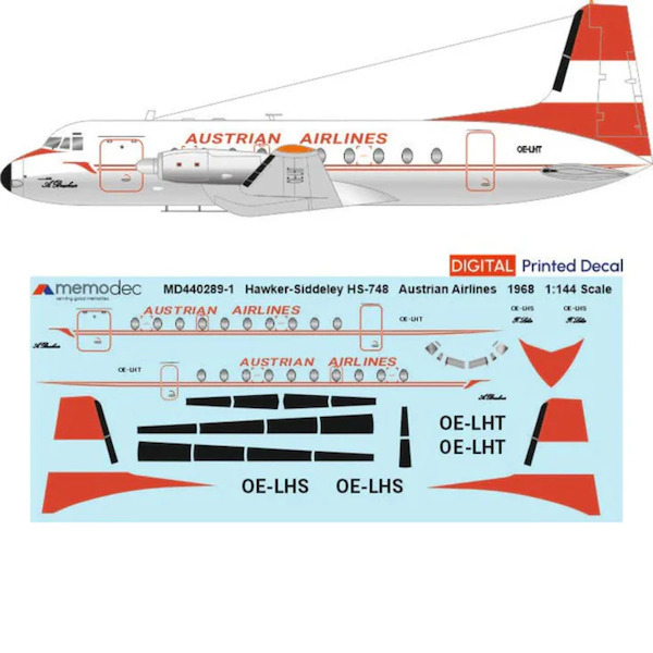 Hawker Siddeley HS748 (Austrian Airlines) MD440289-1
