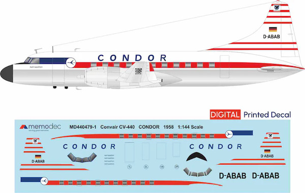 Convair CV440 Metropolitan (Condor 1958) MD440479-1