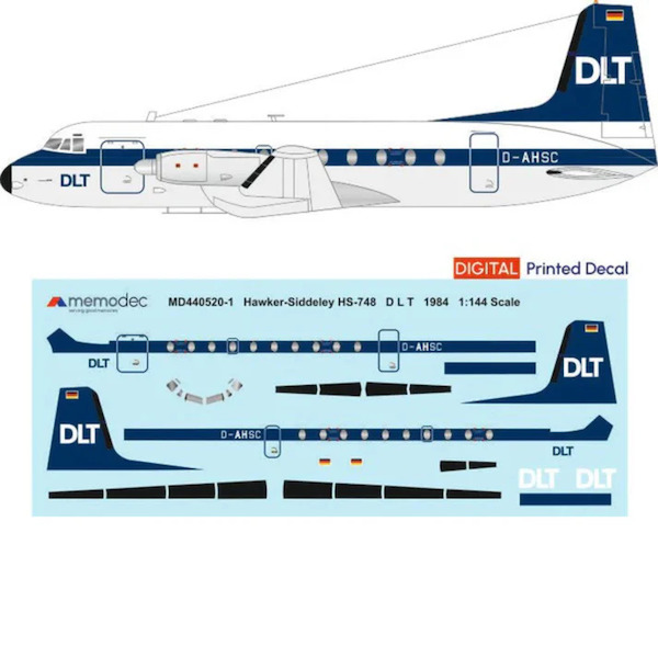 Hawker Siddeley HS748 (DLT 1984) MD440520-1