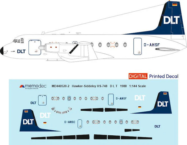 Hawker Siddeley HS748 (DLT 1988) MD440520-2