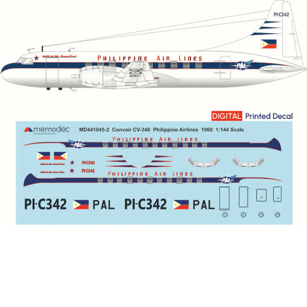 Convair CV340 (Philippine Airlines 1960) MD441045-2