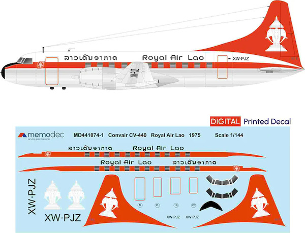 Convair CV440 Metropolitan (Royal Air Lao 1975) MD441074-1
