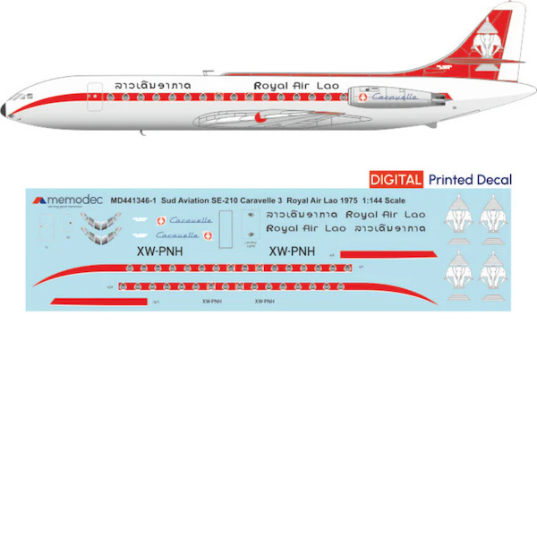 Sud Aviation SE210 Caravelle 3 (Royal Air Lao 1975) MD441346-1