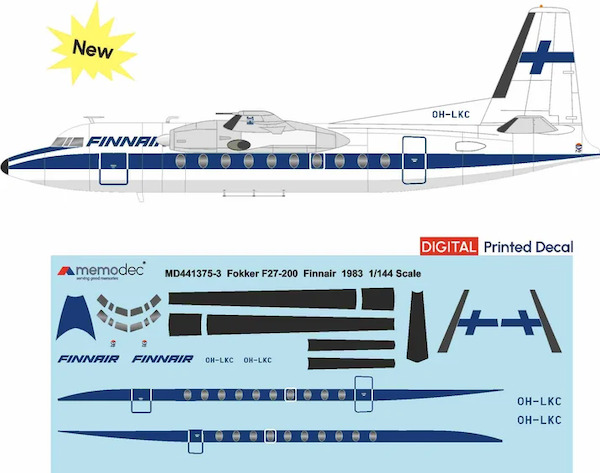 Fokker F27-200 Friendship (Finnair 1983) MD441375-3