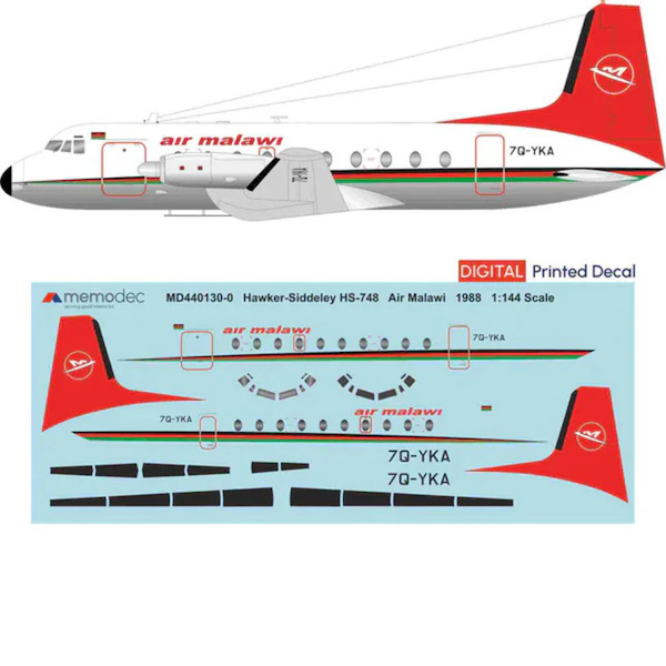 Hawker Siddeley HS748 (Air Malawi) MD720130-0