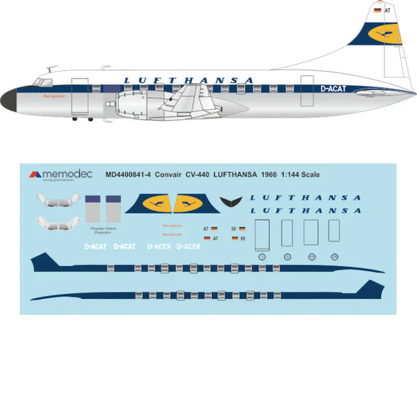Convair CV440 Metropolita (Lufthansa 1966) MD720841-4