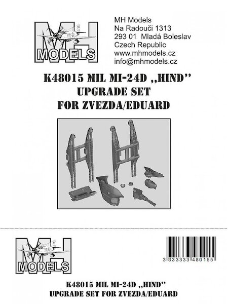 Mil Mi24D Hind Upgrade set (Zvezda/Eduard) K48015