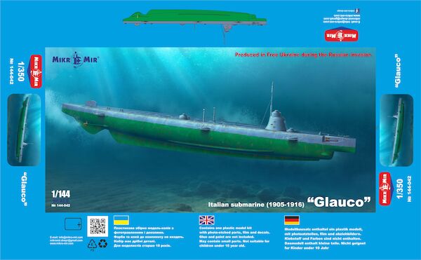 Glauco Italian submarine (1905-1916) MM-144042