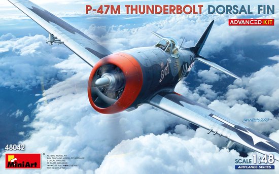 Republic P-47M Thunderbolt with Dorsal Fin Advanced kit 48042