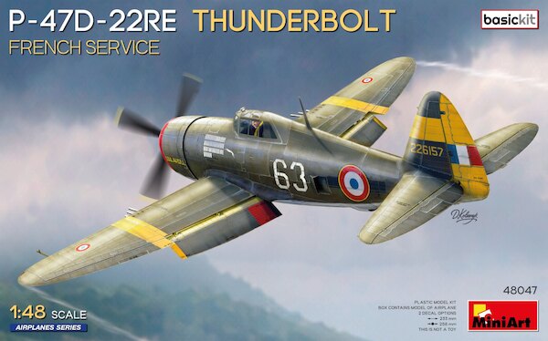 Republic P47D-22RE Thunderbolt. French Service. Basic Kit 48047