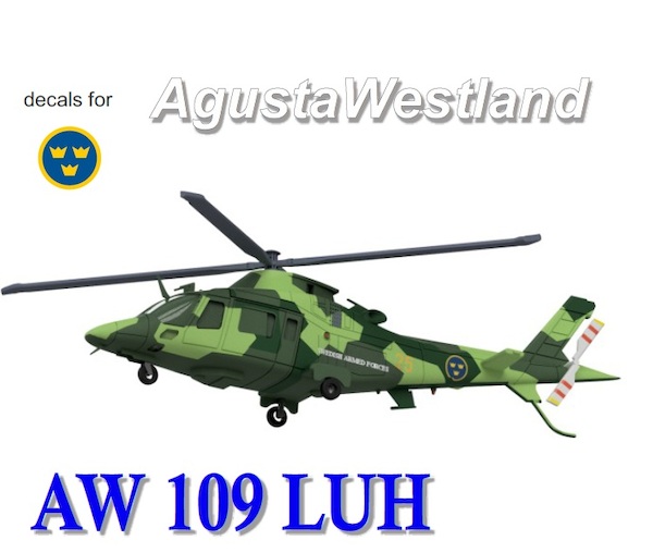Agusta/Westland AW109 LUH (Swedish AF) mini119