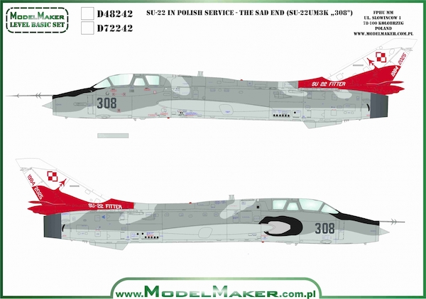 Sukhoi Su22 in Polish Service - The Sad End (Su22UM3K "#08") MMD-48242