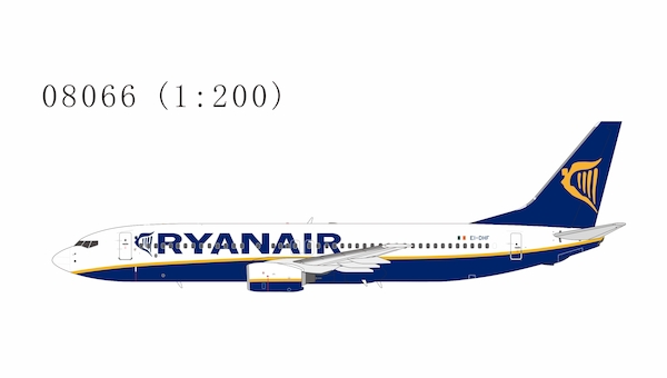 Boeing 737-800 Ryanair EI-DHF old colors, without winglets 08066