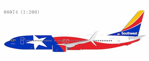 Boeing 737-800 Southwest Airlines N8660A new "Lone Star One" 08074