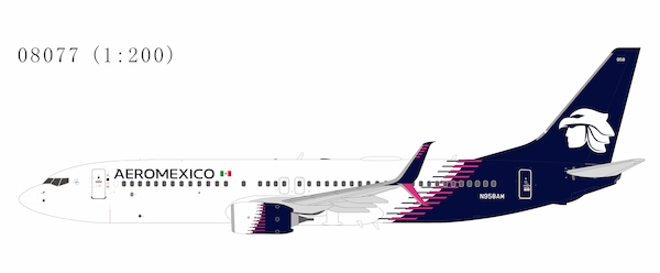 Boeing 737-800 Aeromexico N958AM new paint with scimitar winglets 08077