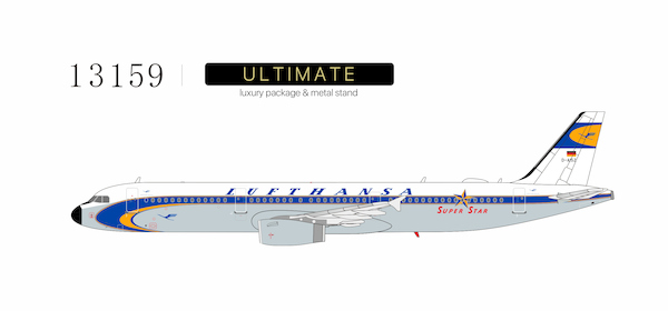 Airbus A321-200 Lufthansa D-AISZ Super Star heritage livery; Luxurious packaging 13159 ULTIMATE