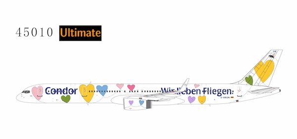 Boeing 757-300/w Condor D-ABON 50th Anniversary colors Luxurious packaging 45010 ULTIMATE